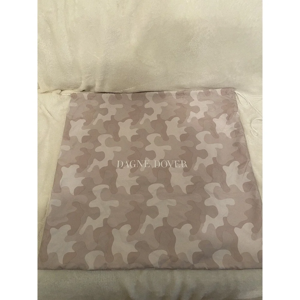4 Dagne Dover Dust Bags Beige‎ Camo Print and Black - NEW Never Used